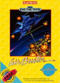 Aero Blasters JP Sega Mega Drive JP box art
